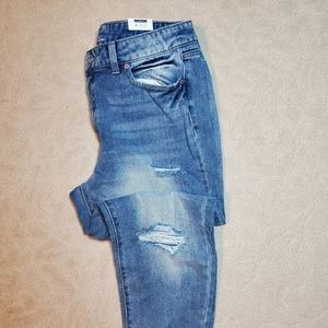BNWT Time and Tru High Rise Straight Crop Jean | Size 14 | 100% Cotton